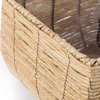 Vintiquewise Woven Square Flower Pot Planter with Leak-Proof Plastic Lining - Large QI003833.L